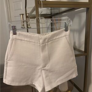 Glam White Shorts